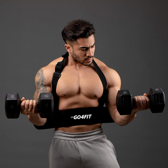 Izolator biceps pentru bodybuilding/sala/fitness, GO4FIT, Arm blaster [6]