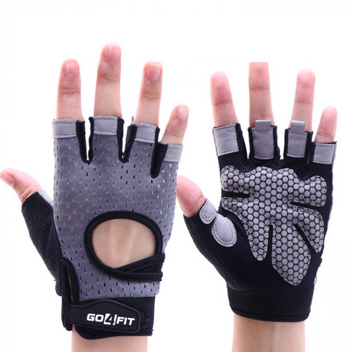 Manusi GO4FIT unisex pentru fitness si sala, din material respirabil [5]