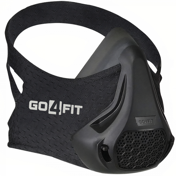 Masca antrenament, GO4FIT®, Training Mask, Marime Universala pentru Fitness, Alergare, Cardio, Rezistenta [2]