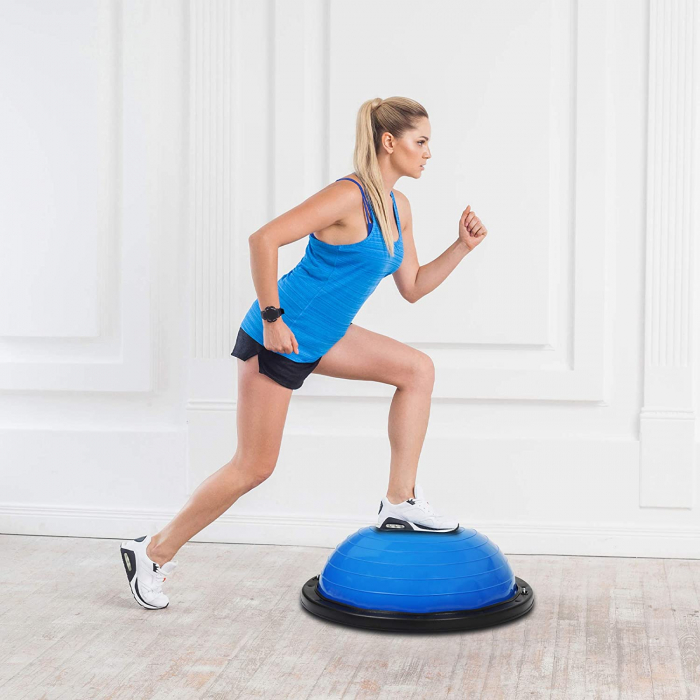 Minge echilibru bosu, GO4FIT ®, cu manere si pompa [9]