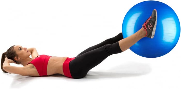 Minge fitness, GO4FIT, 65 cm, pentru exercitii gimnastica, yoga, aerobic, pilates, recuperare, pompa inclusa [4]