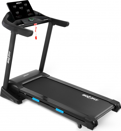 Aparate Fitness - Banda de Alergat GO4FIT® Model FIT200, Viteza Maxima 18km/h, Motor 3.5CP, Sistem Pliere Hidraulic, Amortizare, Inclinare Automanta 15 Grade, Bluetooth, Aplicatii Telefon, Greutate Maxima Utilizator 13