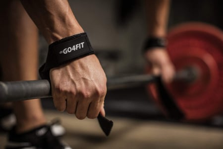 Chingi pentru ridicare de greutati GO4FIT, lifting straps, curele pentru antrenamente cu greutati [8]