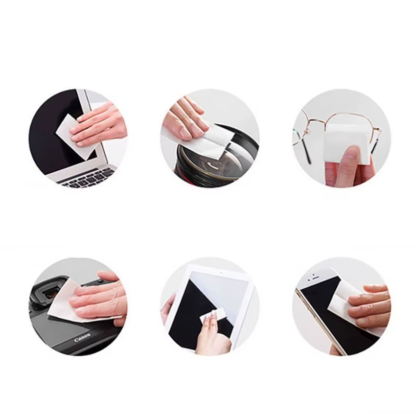 Set 50 Bucăți Șervețele Anti-Aburire, Antistatice, CRM, Ideale pentru Ochelari, Ecrane și Lentile Sensibile, Ambalate Individual [6]