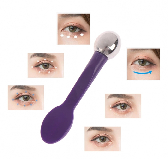 Instrument pentru masaj facial, GMO, Lifting Eyes, pentru relaxare, albastru [3]