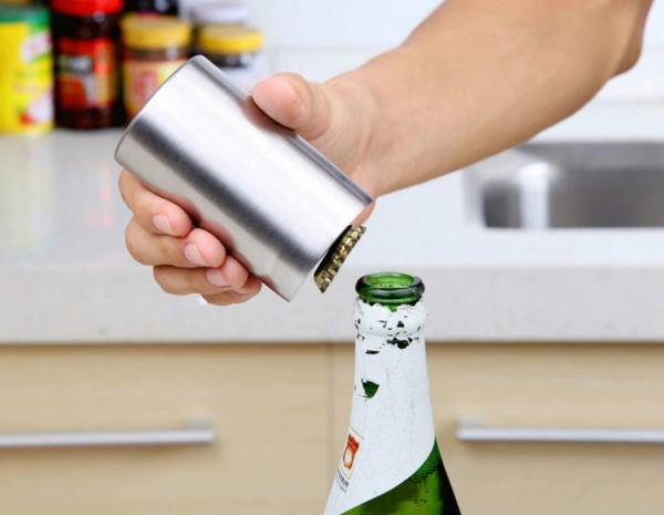 Desfacator de sticle, GMO, Pop The Top, inox [6]