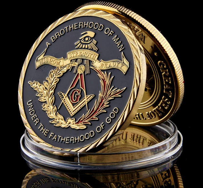 Moneda pentru colectionari cu tematica masonica [3]