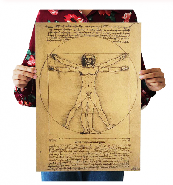 Poster roluit din hartie, GMO, Leonardo Da Vinci [2]
