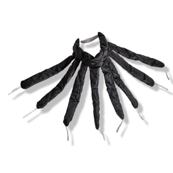 Accesoriu bucle perfecte, CRM, banda pentru ondularea parului, textil, portabil, negru [2]