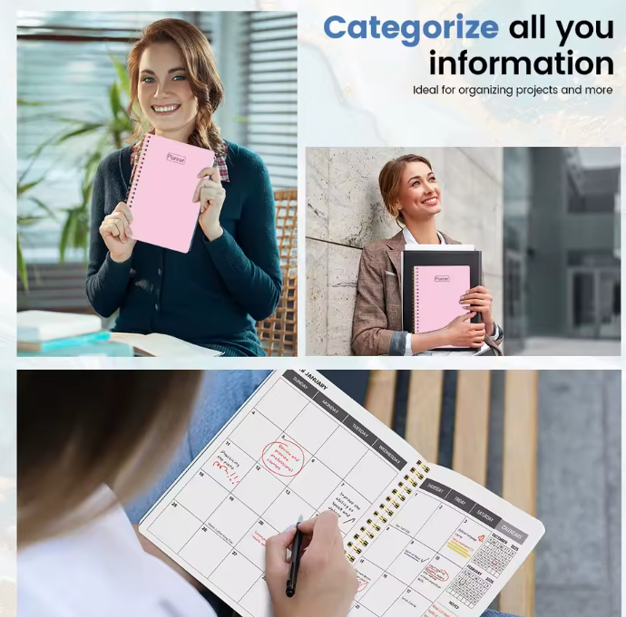 Agendă 2026-2027 EVNC - Weekly Planner, Include Set de Stickere [4]