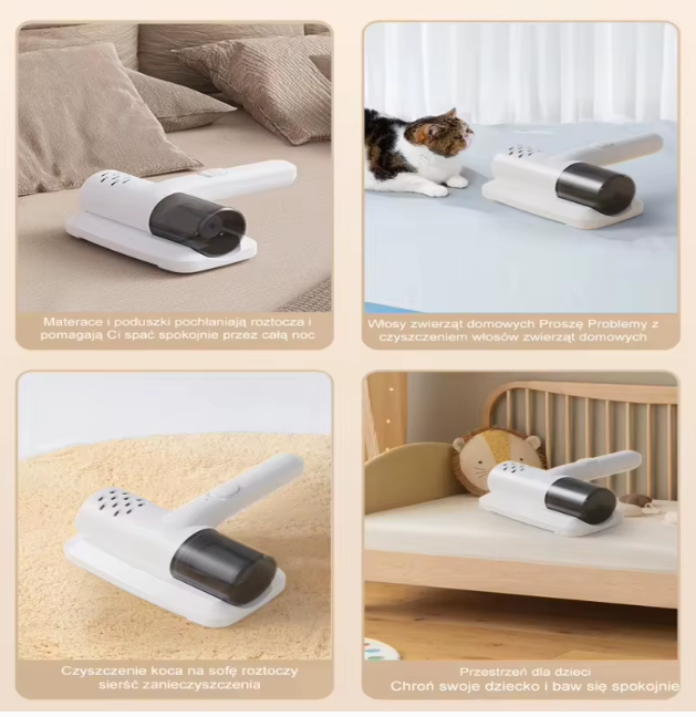 Aspirator pentru Scame și Păr de Animale EVNC - Vacuum Cleaner, Include Cablu de Încărcare USB [3]