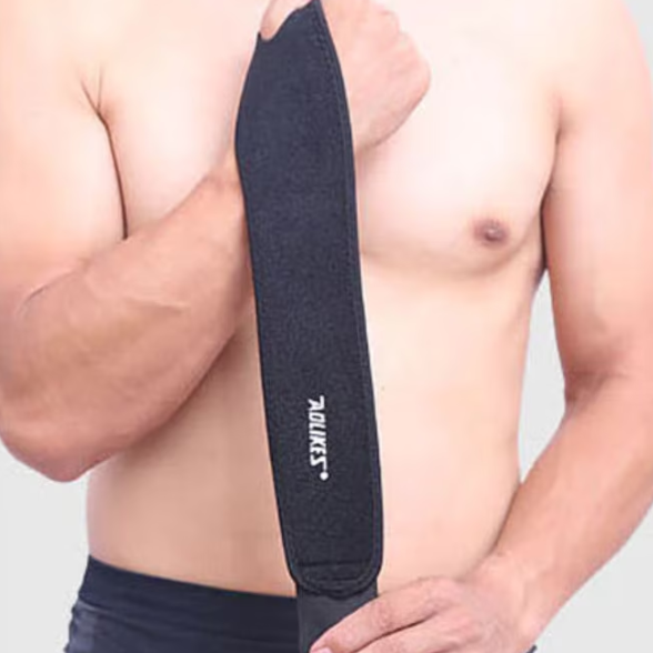 Bandaj pentru protectie articulatie mana, AOLIKES, pentru activitati sportive, negru, onesize, unisex [5]