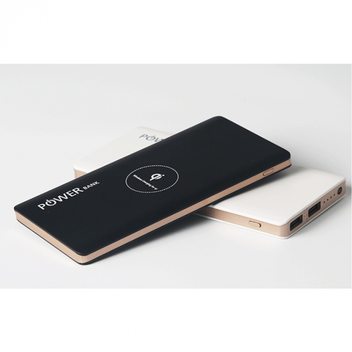 Baterie externa cu incarcare Wireless, GMO, Super Slim, 20000mAh [4]
