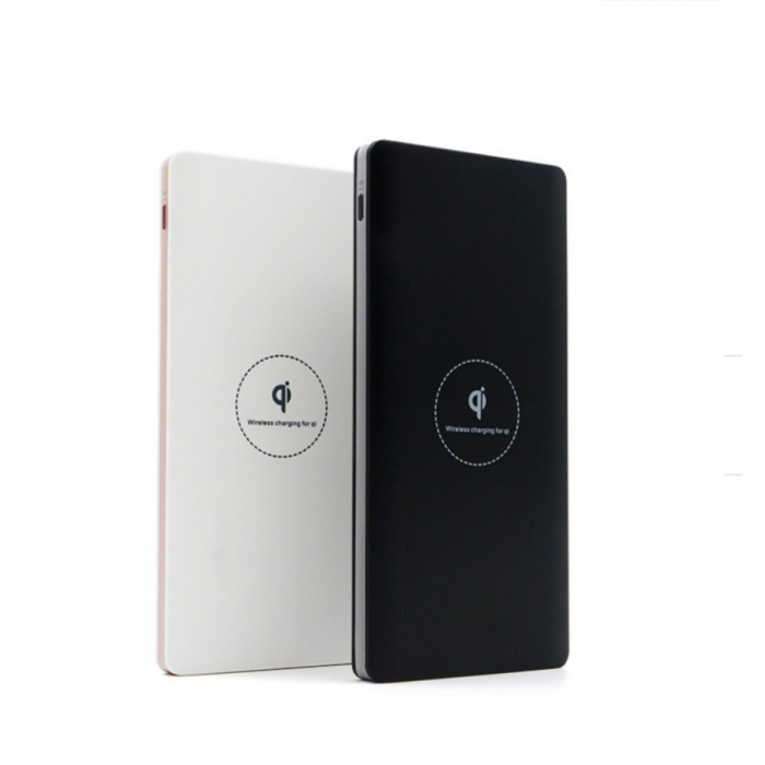 Baterie externa cu incarcare Wireless, GMO, Super Slim, 20000mAh [6]