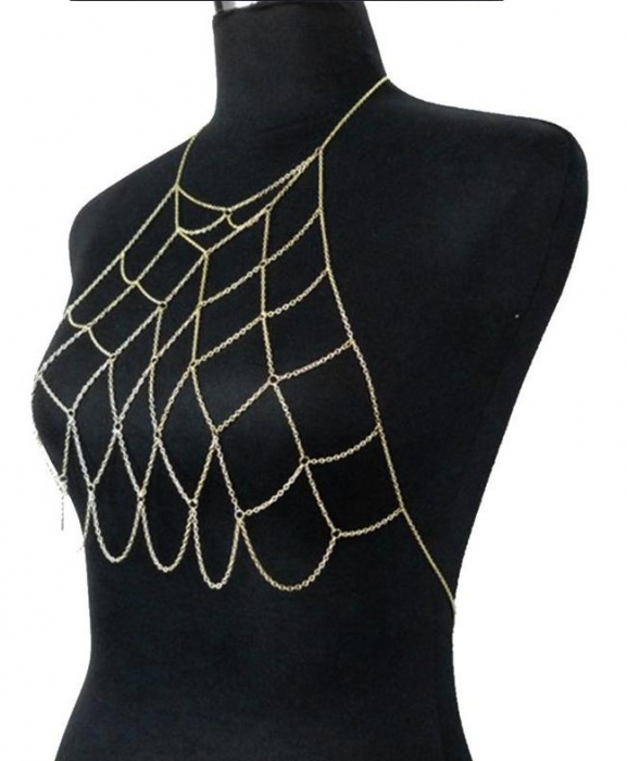 Bijuterie sexy pentru plajă, EVNC, Chest Chain, colier corporal [5]