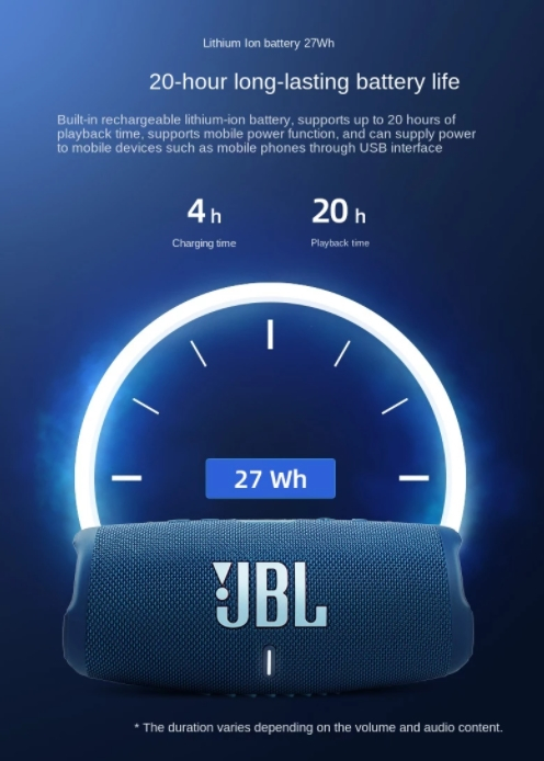 Boxa portabila cu bluetooth, JBL, Charge 5 [3]