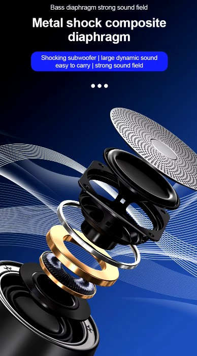 Lenovo Thinkplus K3 Pro Bluetooth Speaker - Boxă Portabilă Wireless, Sunet HIFI, Microfon Integrat [21]
