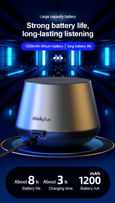 Lenovo Thinkplus K3 Pro Bluetooth Speaker - Boxă Portabilă Wireless, Sunet HIFI, Microfon Integrat [16]