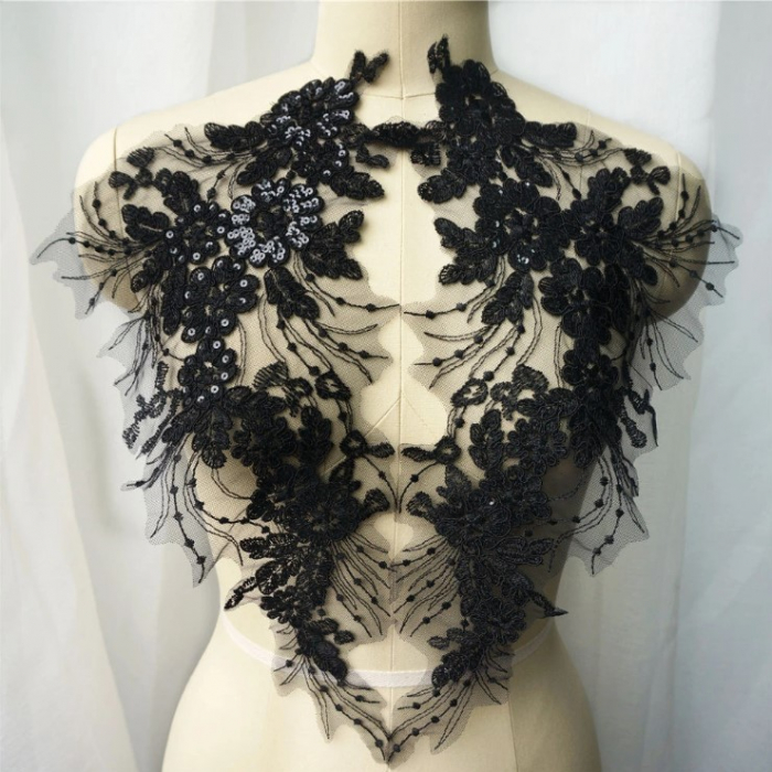 bust rochie dantela paiete [3]
