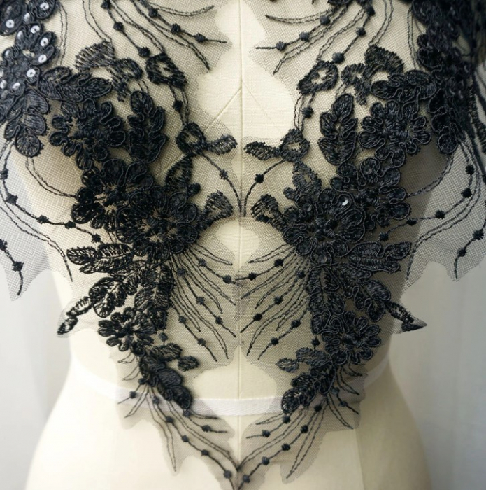 bust rochie dantela paiete [2]