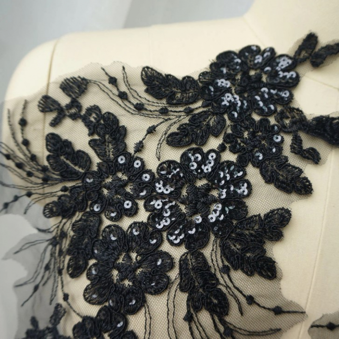bust rochie dantela paiete [4]