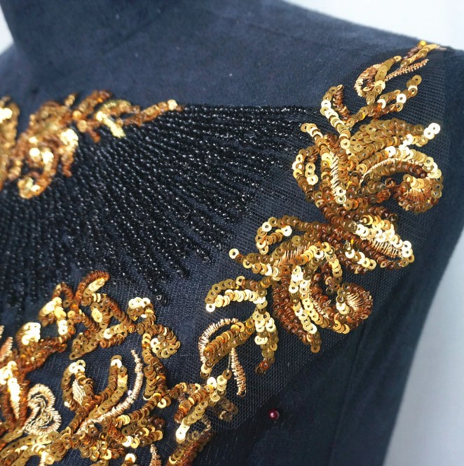 bust rochie dantela paiete [5]
