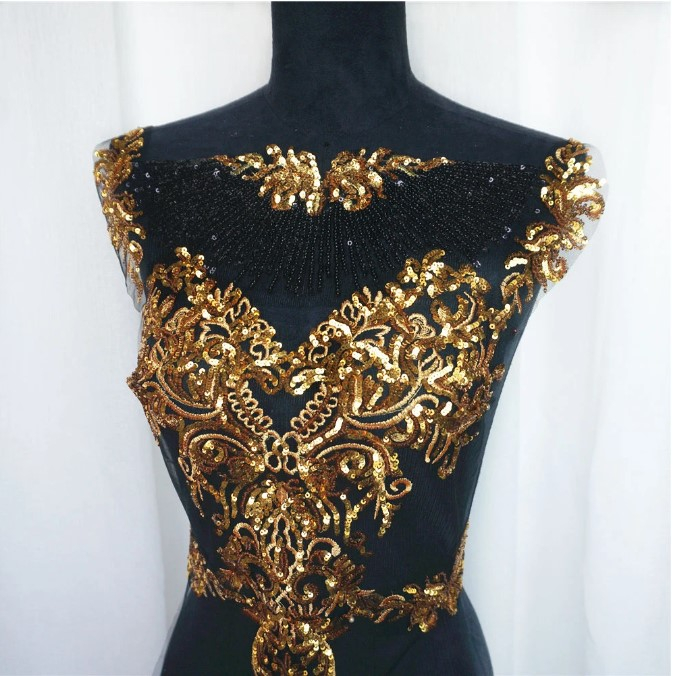 bust rochie dantela paiete [2]