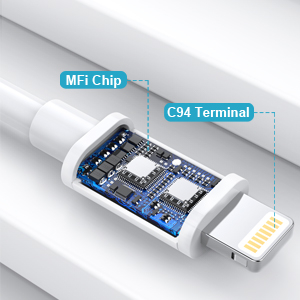 Cablu USB to Lightning, 3 metri, Alb pentru iPhone [4]