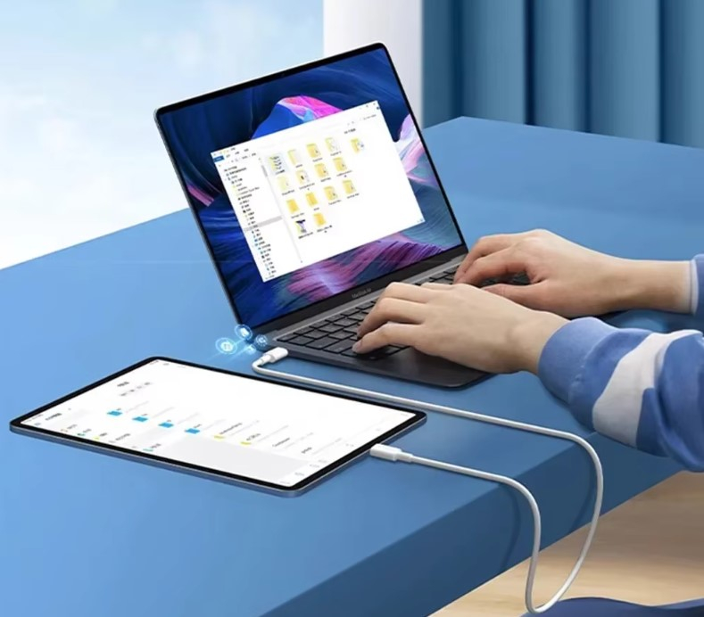 Cablu USB Type-C to Type-C, Încărcare rapidă și transfer de date, 3m, alb [6]