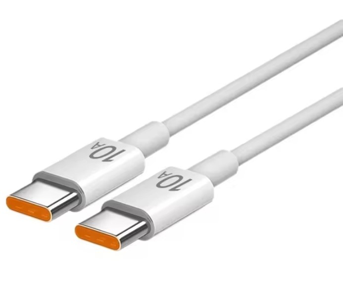 Cablu USB Type-C to Type-C, Încărcare rapidă și transfer de date, 3m, alb [2]
