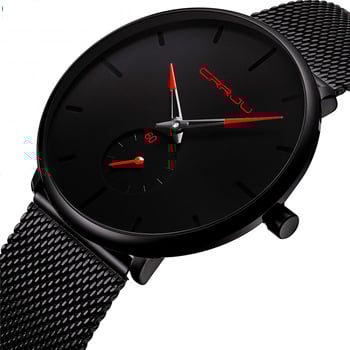 Ceas barbatesc GMO, Time-Stop Crrj, negru - rosu [2]