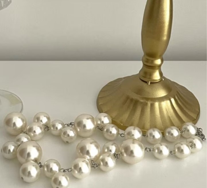Colier cu perle radiante EVNC – Glamour of Pearls | Eleganță la baza gâtului [2]