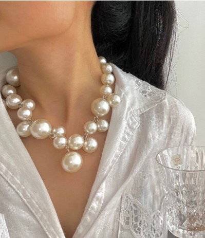 Colier cu perle radiante EVNC – Glamour of Pearls | Eleganță la baza gâtului [3]