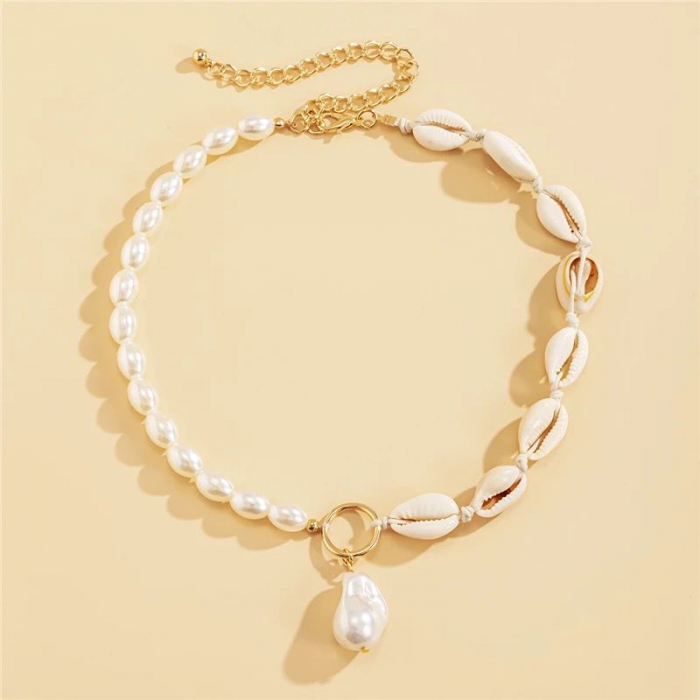 Colier cu perle si scoici, ADM, Seashell [5]