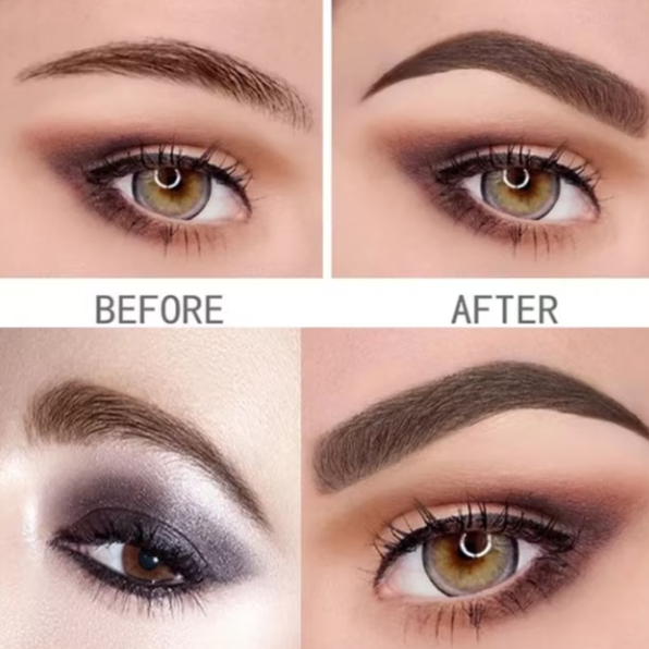 Creion pentru Sprâncene, CRM, cu Efect Microblading Fir cu Fir, Be Perfect, Nuanta 02 Dark Brown [6]