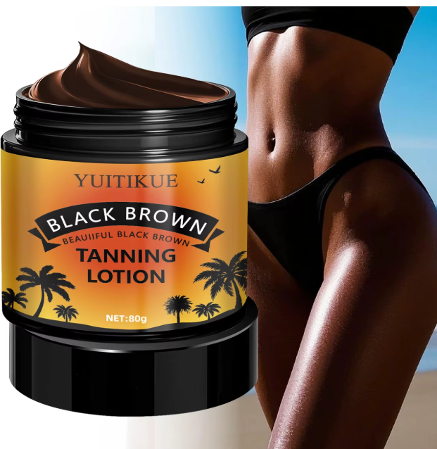Crema pentru Accentuarea Bronzului EVNC - Black Brown Tanning Lotion [3]