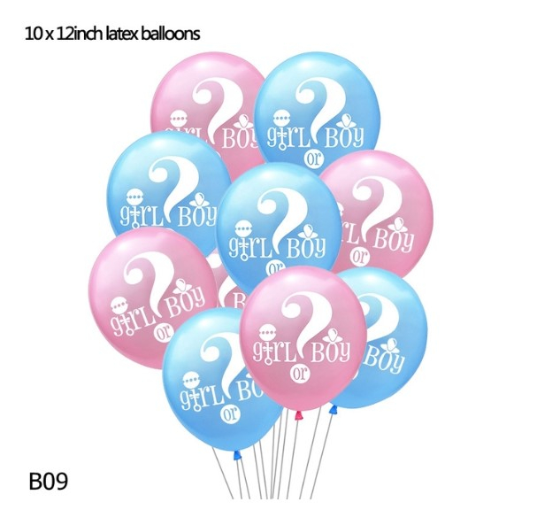 Decoratiune pentru petrecere, EVNC, Gender Reveal Party [2]