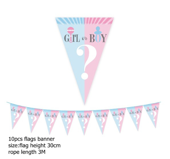 Decoratiune pentru petrecere, EVNC, Gender Reveal Party [7]