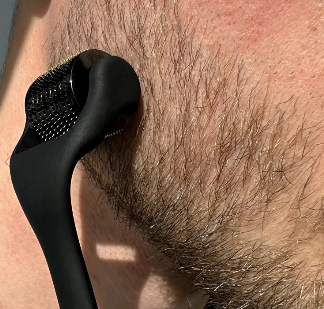 Derma-Roller pentru Creșterea Părului și Bărbii – Beard Roller 0.5mm [7]