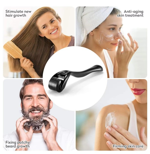 Derma-Roller pentru Creșterea Părului și Bărbii – Beard Roller 0.5mm [5]