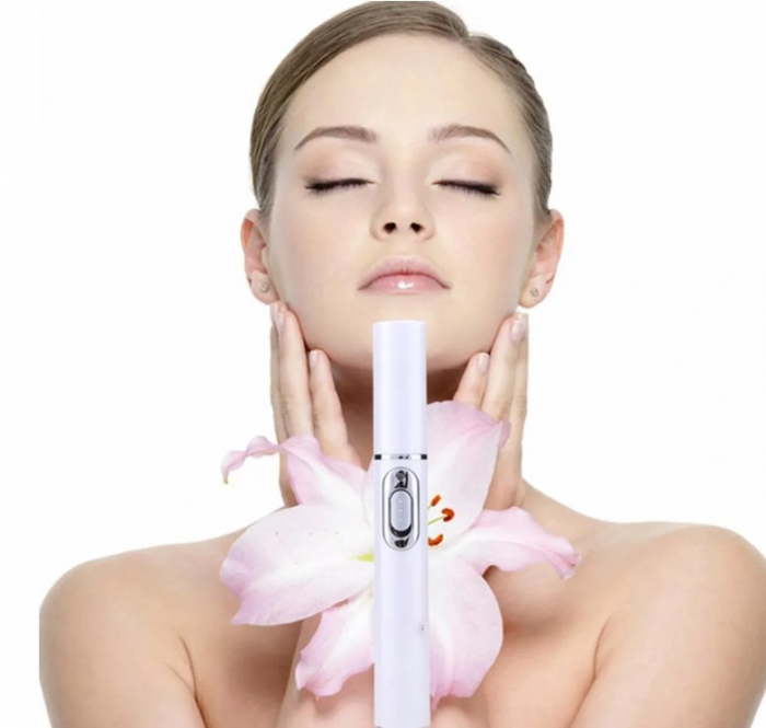 Dispozitiv cu lumina laser pentru tratarea varicelor si acneei, GMO, BlueLight Therapy, alb [6]
