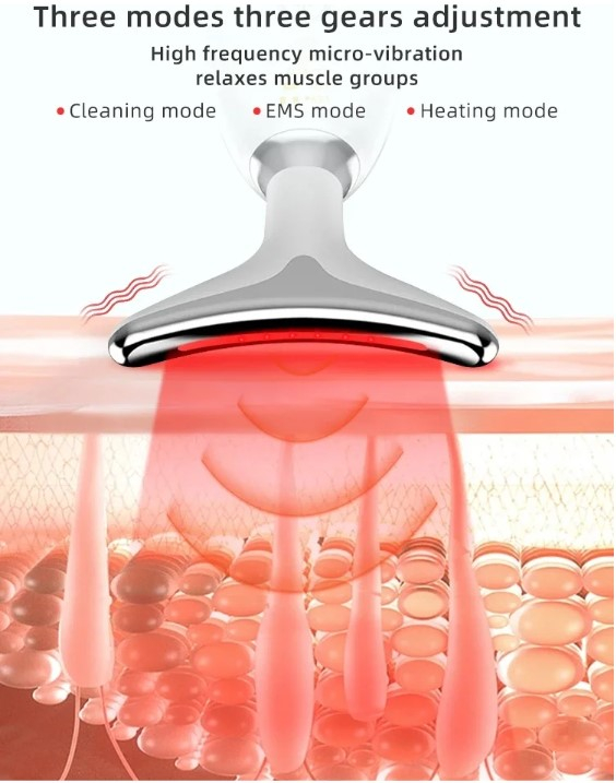 Dispozitiv EMS pentru față și gât EVNC Face Lifting Machine - Activare colagen natural [4]