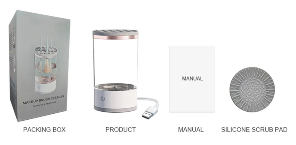 Dispozitiv electric EVNC pentru spălarea pensulelor – Makeup Brush Cleaner Automatic | Curățare Eficientă [6]