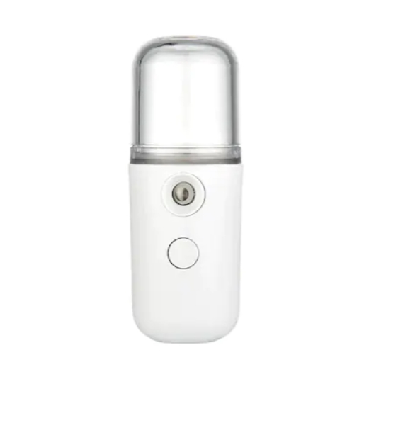 Dispozitiv facial pentru hidratarea fetei, GMO, curatare si hidratare ionica, alb [2]