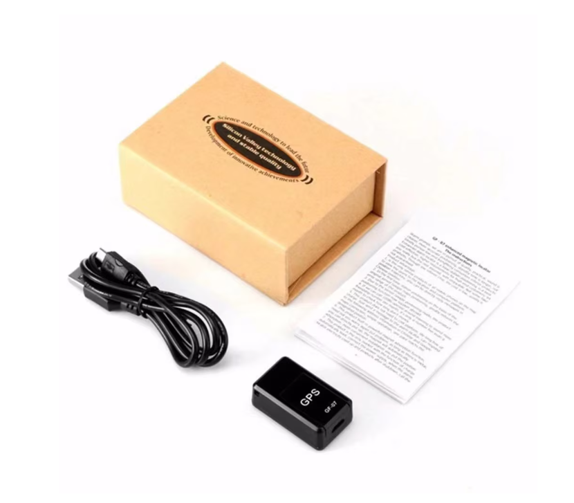Dispozitiv inteligent pentru urmarire prin GPS, cu microfon, GMO, Tracker GF-07, compatibil cartela SIM si card MicroSD, cu magnet puternic [1]