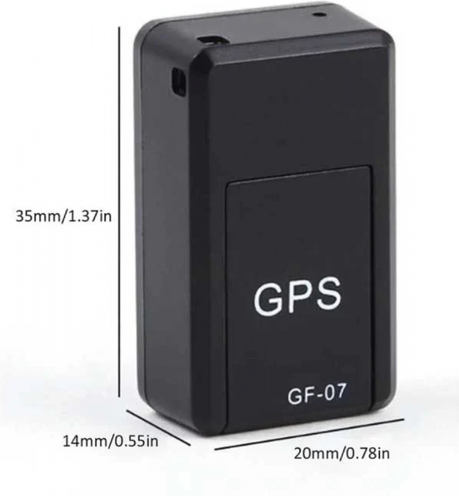 Dispozitiv inteligent pentru urmarire prin GPS, cu microfon, GMO, Tracker GF-07, compatibil cartela SIM si card MicroSD, cu magnet puternic [10]