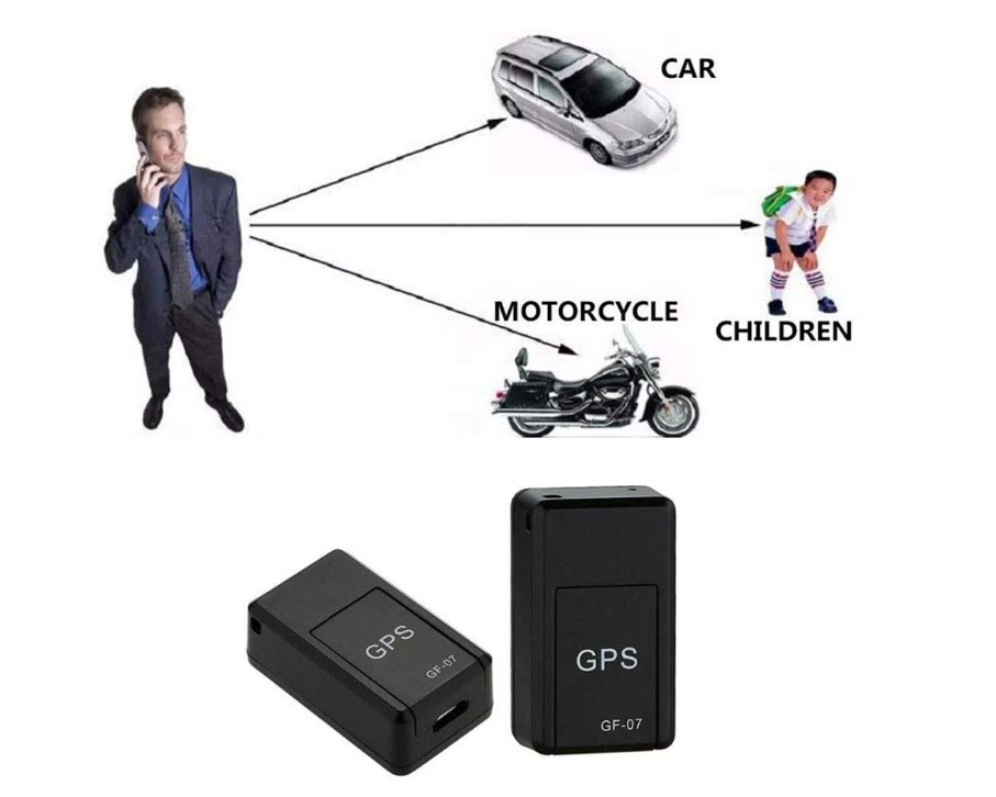 Dispozitiv inteligent pentru urmarire prin GPS, cu microfon, GMO, Tracker GF-07, compatibil cartela SIM si card MicroSD, cu magnet puternic [16]