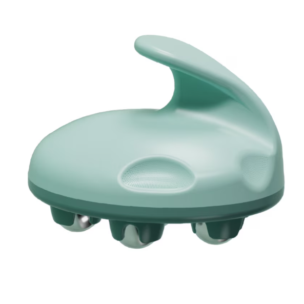 Dispozitiv Masaj Corporal cu 7 Role Rotative, Relaxare Musculară și Circulație, CRM, Verde [3]