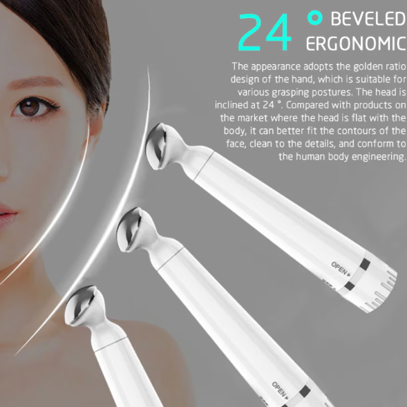 Dispozitiv Lifting Facial, CRM, Relaxare și Masaj pentru Ochi, Rejuvenare cu Vibrații, Alb [3]