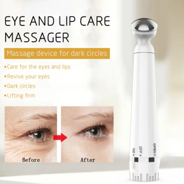 Dispozitiv Lifting Facial, CRM, Relaxare și Masaj pentru Ochi, Rejuvenare cu Vibrații, Alb [5]